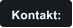 Kontakt: